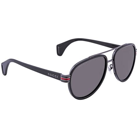 gg0447s 002 56 gucci|Gucci Sunglasses GG0447S 002 56 18 145 Black Frames Made .